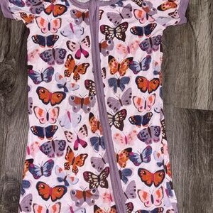 Little Sleepies butterfly shorty 2t
